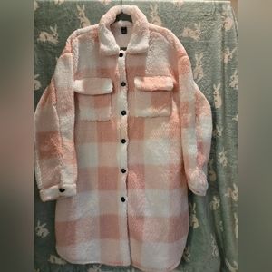 Seeing Shacket (pink and white)